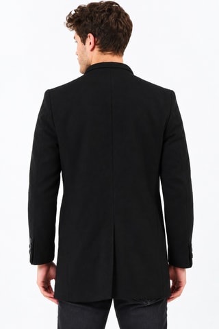 Manteau en laine - Noir