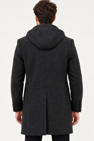 Manteau en laine - Gris foncé