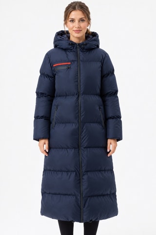 Manteau à capuche - Bleu foncé