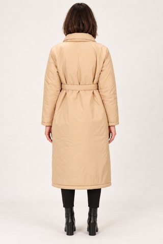 Doudoune longue - Beige
