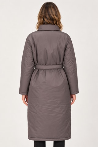 Doudoune longue - Gris foncé