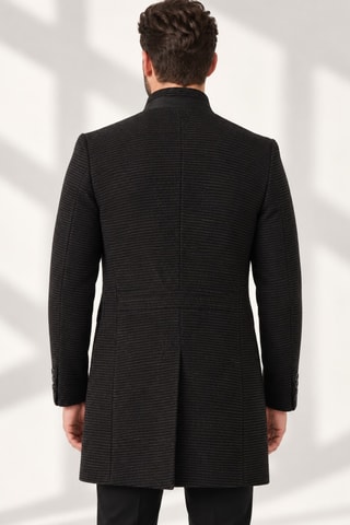 Manteau en laine - Gris foncé