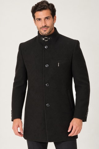 Manteau en laine - Noir