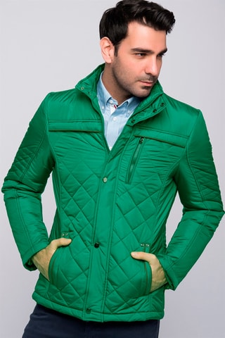 Blouson regular - Vert clair