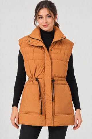 Doudoune sans manches - Marron