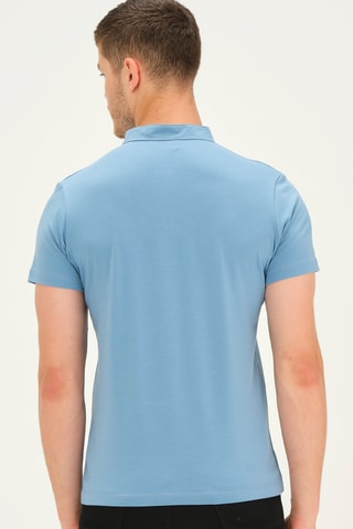 2 polos - Gris et bleu