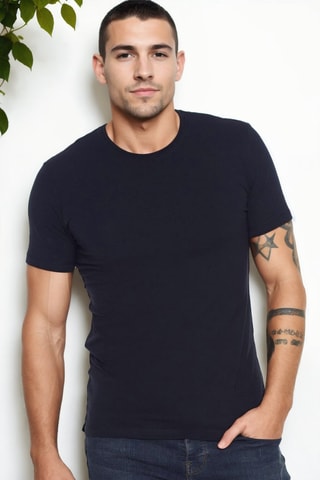 T-shirt - Bleu foncé