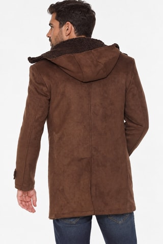 Veste à capuche - Marron clair