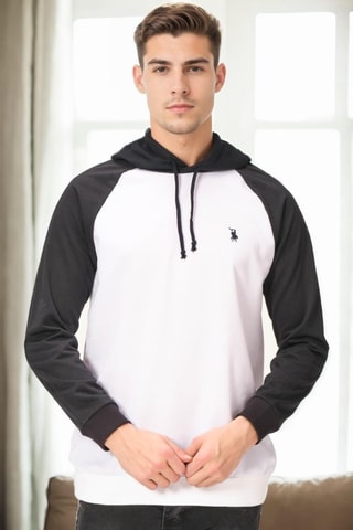 Sweat à capuche - Blanc