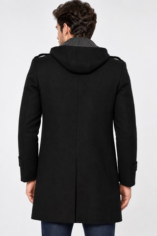 Manteau en laine - Noir