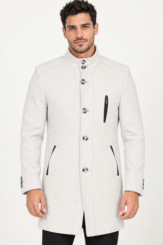 Manteau en laine - Gris