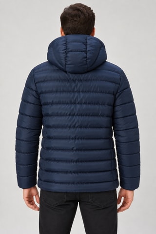 Doudoune à capuche - Bleu foncé