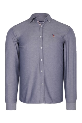 2 chemises regular - Bleu et rose
