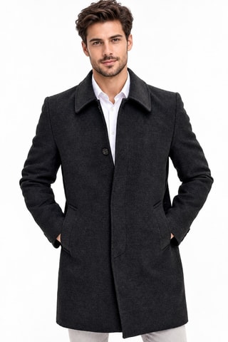 Manteau en laine - Gris