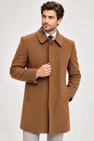 Manteau en laine - Camel
