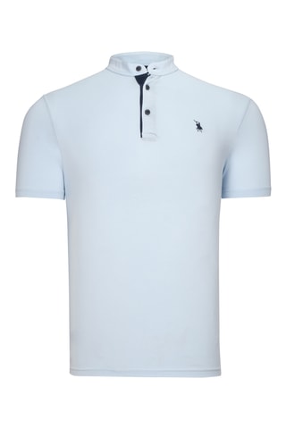 2 polos - Marron et bleu clair