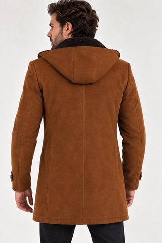 Veste à capuche - Camel
