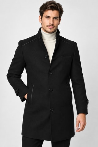 Manteau en laine - Noir