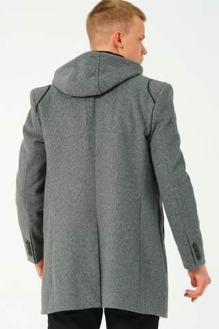 Manteau en laine - Gris foncé