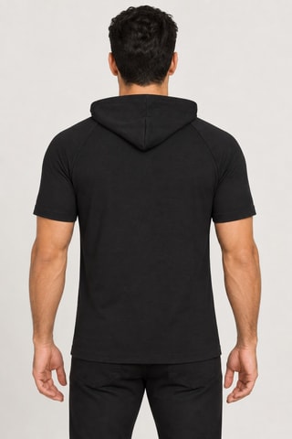 T-shirt à capuche - Noir