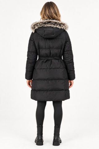 Manteau à capuche - Noir