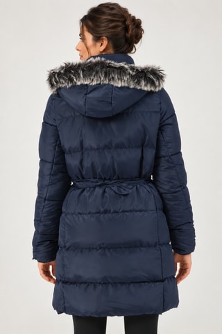 Manteau à capuche - Bleu foncé