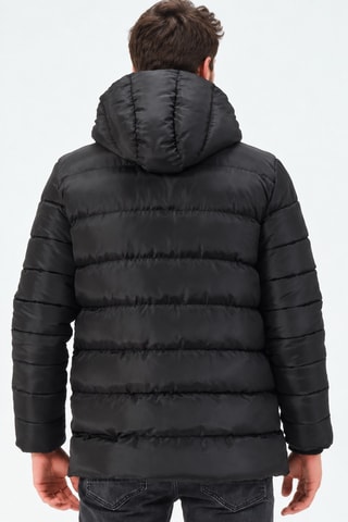 Doudoune à capuche - Noir