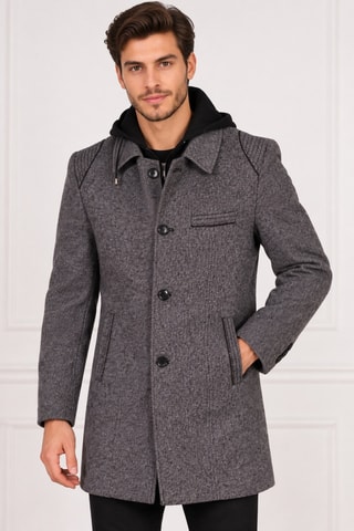 Manteau en laine - Gris