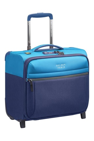 Sac de voyage à roulettes Brochant 3 - 37,5 cm - Bleu