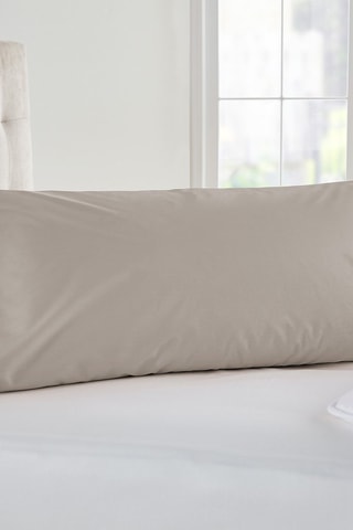Lot de deux taies d'oreiller 100% coton, 140 fils/cm²