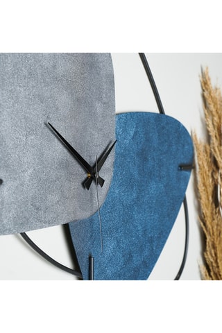 Reloj Brazil - 58 x 55 cm - Azul y gris