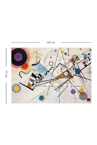 Tableau "Composition 8" Vassily Kandinsky - 100 x 70 cm