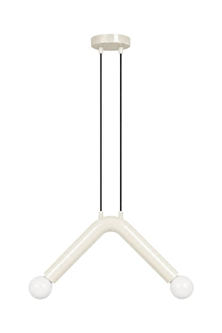 Lámpara de techo - Beige - 2 x 40 W