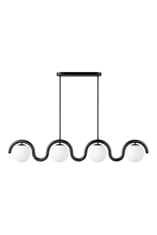 Suspension Gedik - 4 x 40 W - Noir