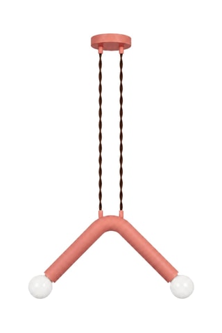 Lámpara de techo - Rosa - 2 x 40 W