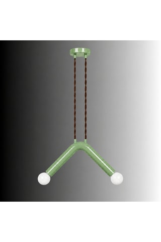 Lámpara de techo - Verde - 2 x 40 W