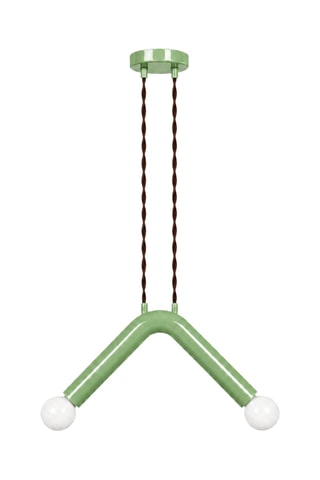 Lámpara de techo - Verde - 2 x 40 W