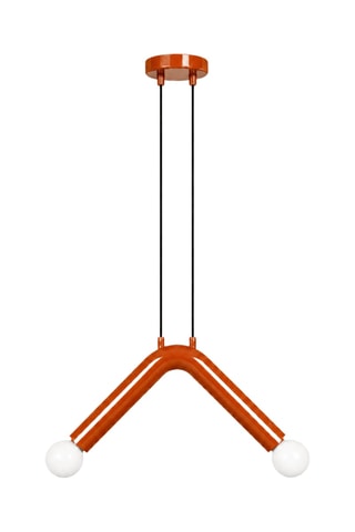 Lámpara de techo - Naranja - 2 x 40 W