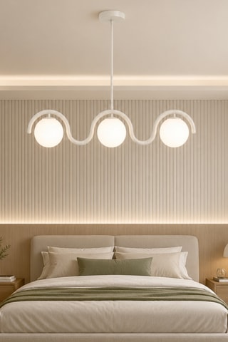 Plafón Gedik - 3 x 40 W - Beige