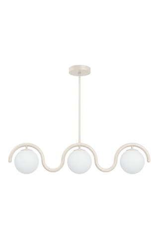 Plafón Gedik - 3 x 40 W - Beige