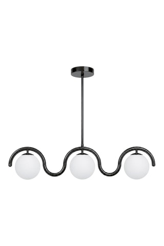 Plafón Gedik - 3 x 40 W - Negro