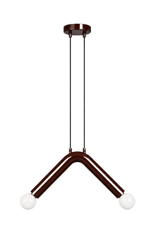 Lámpara de techo - Marrón - 2 x 40 W