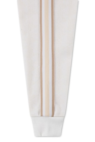 Veste de survêtement en coton biologique - Blanc