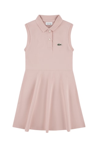 Robe polo sans manches - Rose