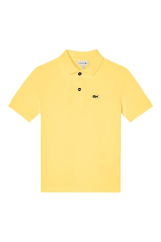 Polo en coton biologique - Jaune