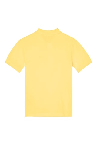 Polo en coton biologique - Jaune