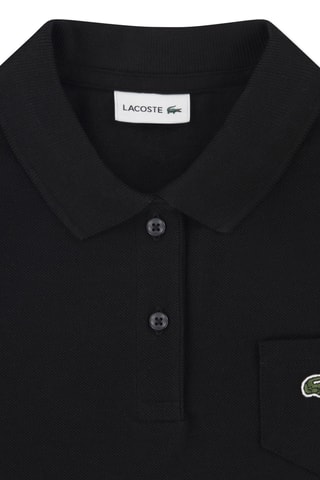 Robe polo en coton biologique - Noir