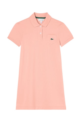 Robe polo en coton biologique - Rose