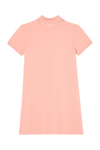 Robe polo en coton biologique - Rose