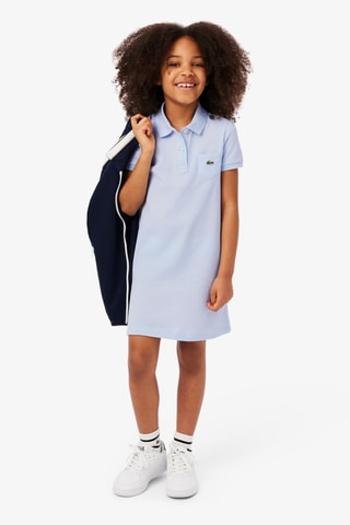 Robe polo en coton biologique - Noir
